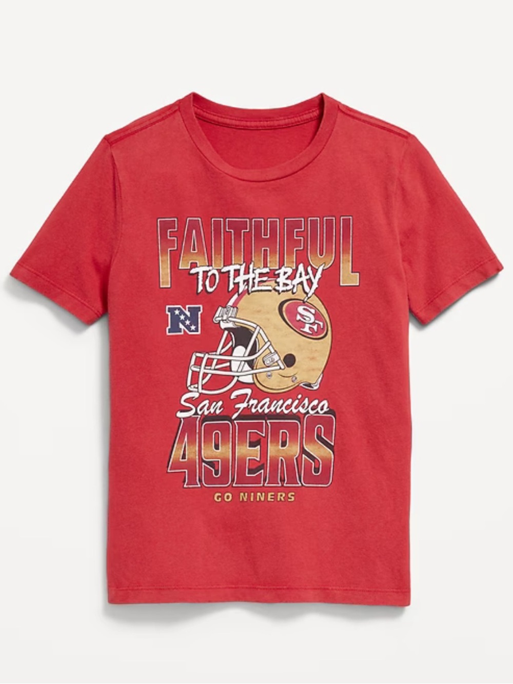 San Francisco 49ers Short Sleeve Shirt Size 8